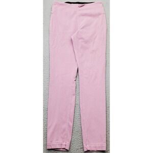 Lysse Ankle Pants Womens M Pink Stretch Skinny Slim Fit High-Waisted Pull-On